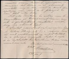 1918 Haraszti Mici (1882-1964) színésznő (szerepe pl Schneiderné a Hyppolitból) kicsit ironikus kézz...