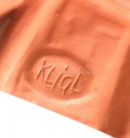 Kligl Sándor (1945): Balerina.Terrakotta. Jelzett. Hibátlan. m: 28 cm