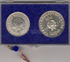 1974 50+100Ft "Petőfi" ezüst tokban T:BU