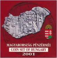 2001. 1Ft-100Ft (7xklf) forgalmi sor szettben, Magyarország pénzérméi sorozat T:PP ujjlenyomat Adamo FO34.1
