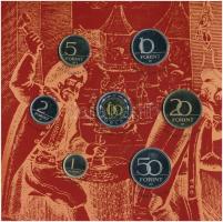 2001. 1Ft-100Ft (7xklf) forgalmi sor szettben, "Magyarország pénzérméi" sorozat T:PP ujjle...