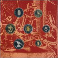 2001. 1Ft-100Ft (7xklf) forgalmi sor szettben, "Magyarország pénzérméi" sorozat T:PP ujjle...