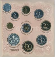 1998. 50f-200Ft (10xklf) forgalmi sor + 1998. 100Ft alpakka "1848-1849. Szabadságharc 150. évfo...