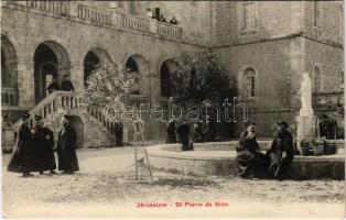 Jerusalem, St. Pierre de Sion / Ratisbonne Monastery / 1874-ben alapította egy francia zsidó hittérítő (fa)