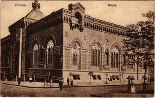 1918 Odessa, Odesa; Börse / stock market + Schwarze-Meer-Stelle K.u.K. Expositur Odessa (EK)