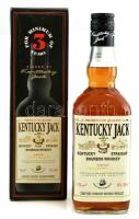 Kentucky Jack 3 éves sraight bourbon Whiskey, bontatlan palack, kartondobozban. 0,7l, 40%Vol