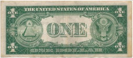Amerikai Egyesült Államok 1934-1945. (1935A) 1$ "Silver Certificate - kisméretű" sárga pec...