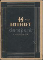 1944 SS Leitheft. 10. Jahrgang. Heft. 8. Hrsg.: Der Reichsführer SS, SS-Hauptamt. Fekete-fehér illusztrációkkal, fotókkal. Berlin, M. Müller & Sohn. Kiadói papírkötés.
