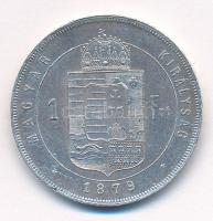 1879KB 1Ft Ag "Ferenc József / Középcímer" T:2
Hungary 1879KB 1 Forint Ag "Franz Jos...