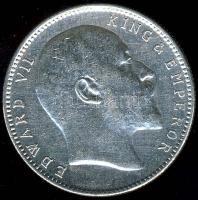 Brit-India 1906. 1R Ag VII.Edward T:2-/3