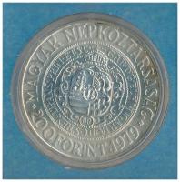 1979. 200Ft Ag "Bethlen Gábor" fekete MNB tokban T:BU Adamo EM58