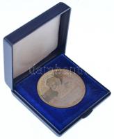 DN "Gróf Széchenyi István / MHB Magyar Hitelbank Rt" jelzett Ag emlékérem dísztokban (34,7...