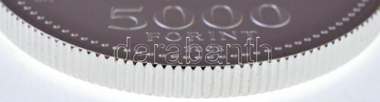 2005. 5000Ft Ag "Károli Gáspár Református Egyetem" díszdobozban, tanúsítvánnyal T:PP Adamo...