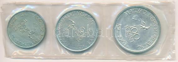1967. 25Ft Ag + 50Ft Ag + 100Ft Ag "Kodály" sor fóliacsomagolásban T:BU patina Adamo EM22,...