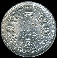 Brit-India 1942. 1R Ag VI.György T:2/3