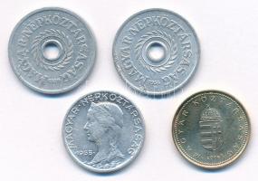 1950. 2f Al technológiai hibás veret (anyaghiba) + 1954. 2f Al technológiai hibás veret (anyaghiba) ...