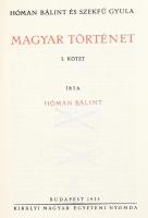 Hóman-Szekfű: Magyar történet I-V. Bp., 1990, Maecenas Könyvkiadó. Kiadói félműbőr kötés, tékában, j...