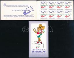 1998 Olympiafila 2 db levélzáró füzet