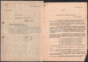 1943-1945 Győr, Magyar Textilipar Rt. és a M. Kir. Honvédelmi Minisztérium, valamint a M. Kir. Hadii...