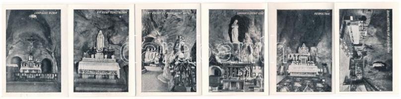 Budapest XI. Gellérthegyi sziklatemplom bejárata. leporello 10 képpel