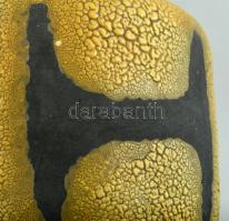 B. Várdeák Ildikó (1929-2013) mázas kerámia váza, jelzett,, hibátlan, m: 19 cm, d: 15 cm