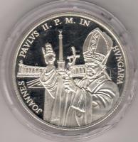 1991 500Ft "János Pál pápa látogatása" ezüst T:PP