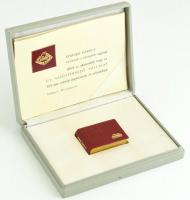 25 éves az Uvaterv, minikönyv. 1973. 433/1000 pld. Díszdobozban, kísérő levéllel