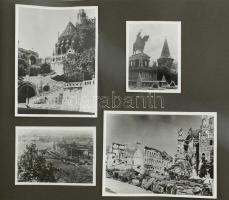 cca 1940-1950 "Ilyen volt, ilyen lett." Budapest az ostrom előtt, és az ostrom után, fotóa...