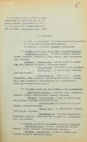 cca 1942 M. kir. törzstiszti tanfolyam különféle anyagai, nyomtatványok, gépelt anyagok, benne egy k...