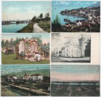 18 db RÉGI magyar és külföldi város képeslap / 18 pre-1945 Hungarian and other town-view postcards