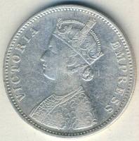 Brit-India 1878. 1R Ag Viktória T:3