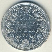 Brit-India 1878. 1R Ag Viktória T:3