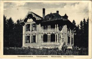 Tátralomnic, Tatranská Lomnica (Tátra, Magas-Tátra, Vysoké Tatry); Villa Cornides. Julius Kuszmann kiadása / villa (EK)