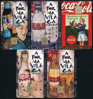 1994-1998 MATÁV Coca Cola 13 db klf telefonkártya, jó állapotban