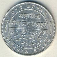 Brit-India/Bikanir 1892. 1R Ag Viktória T:2/3+