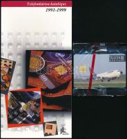 1992 MATÁV MALÉV telefonkártya, bontatlan, csak 2000 példányos + 1991-1999 telefonkártya-katalógus, újszerű állapotban