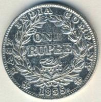 Brit-India 1835. 1R Ag IV.Vilmos T:3