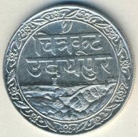 India/Mewar 1928. 1R Ag Fatteh Singh T:2-/3 kis ph.