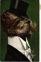 1908 Gentleman dog. T.S.N. Serie 806. (6 Dess.) s: Arth. Thiele (worn corners)