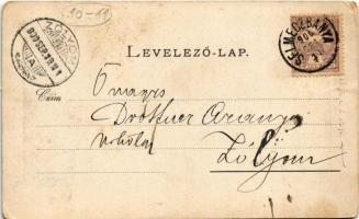 1900 Selmecbánya, Schemnitz, Banská Stiavnica; Ilyen a bányász élete. Studentika. Nyom. és kiadta Jo...