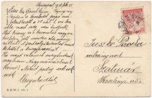 1918 Lady with flower. B.K.W.I. 188-1. s: Mela Koehler (EK)