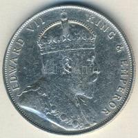 Straits Settlements 1909. 1$ Ag VII.Edward T:3 apró ph.