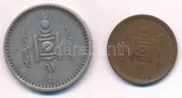 Mongólia 1925. 1m Cu + 50m Ag T:2 patina
Mongolia 1925. 1 Möngö Cu + 50 Möngö Ag C:XF patina
Kraus...