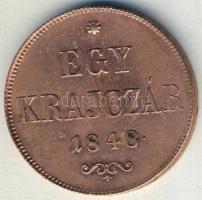 1848. 1kr felületi verési hibákkal T:1-/2