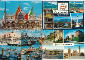 20 db MODERN külföldi képeslap / 20 modern European postcards