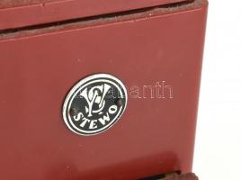 Stewo kávédaráló, fa és fém, kisebb felületi sérülésekkel, kopásnyomokkal, m: 22,5 cm