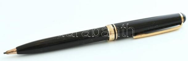 Mont Blanc toll és töltőceruza, tokban, kopásnyomokkal, h: 12,5 cm