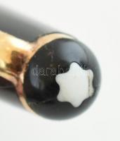 Mont Blanc toll és töltőceruza, tokban, kopásnyomokkal, h: 12,5 cm