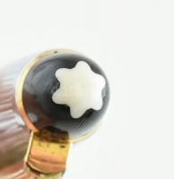 Mont Blanc Meisterstück golyóstoll, horpadásokkal, h: 14 cm