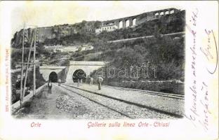 Orte, Gallerie sulla linea Orte-Chiusi / railway tunnel (fl)